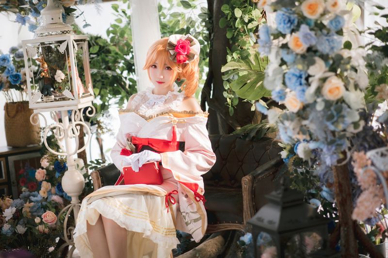 瓜希酱福利 – 碧蓝航线 黎塞留和服 [22P] - 机器猫次元