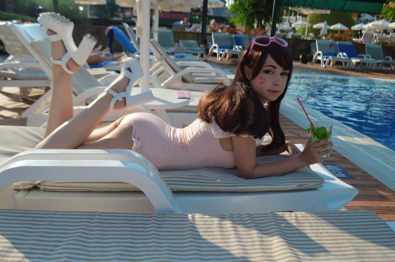 Yoshinobi – Swimsuit D.va [12P] - 机器猫次元