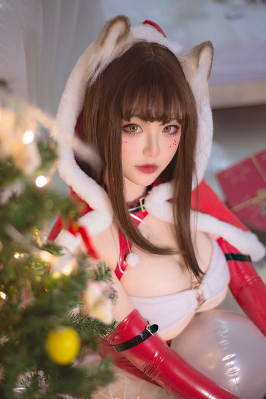佳奈喵 – 雪夜锦礼 [25P] - 机器猫次元