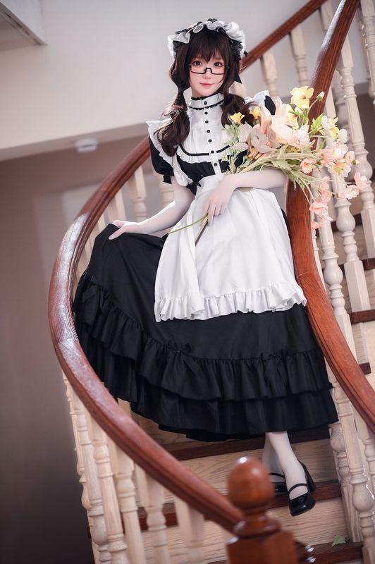 阿包也是兔娘 – 传统长裙女仆 [47P] - 机器猫次元