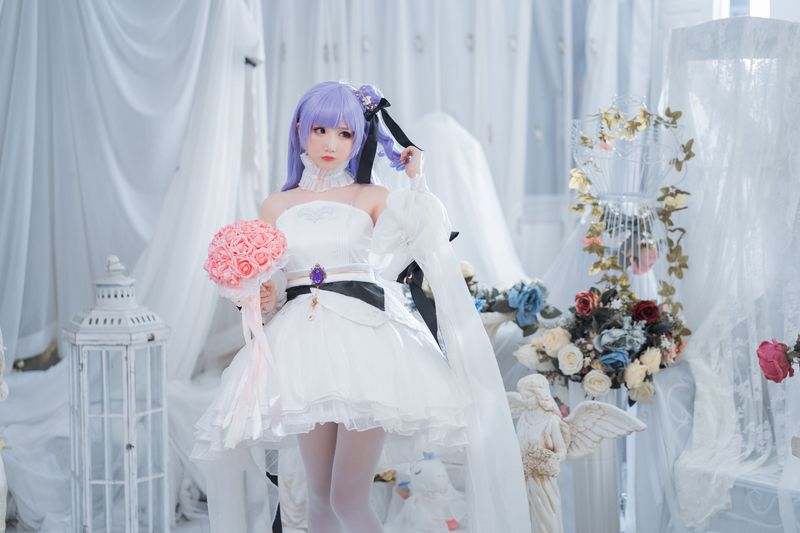 面饼仙儿 – 独角兽婚纱 [14P] - 机器猫次元