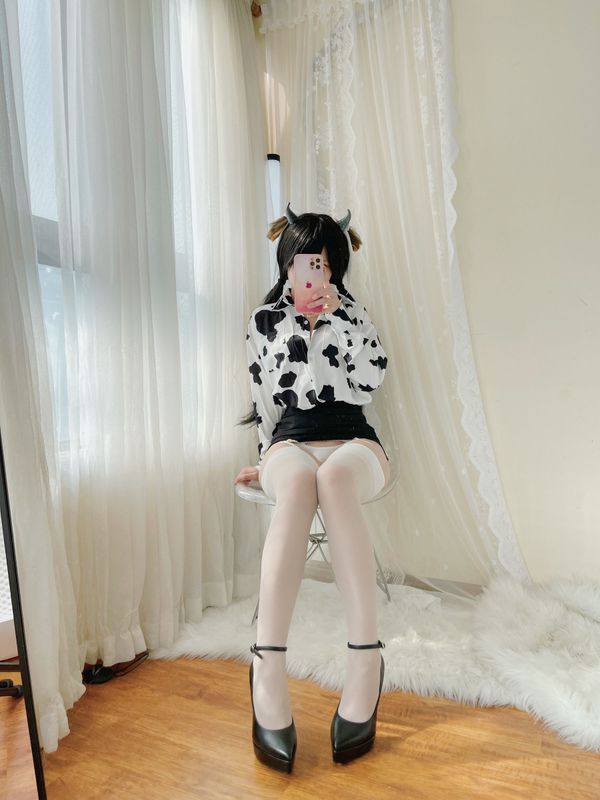 小仓千代w – 奶牛衬衣 [30P] - 机器猫次元