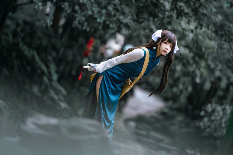 王胖胖u – 小道友旗袍 [9P]