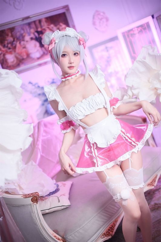 阿包也是兔娘 – 七夕粉粉女仆 [49P] - 机器猫次元