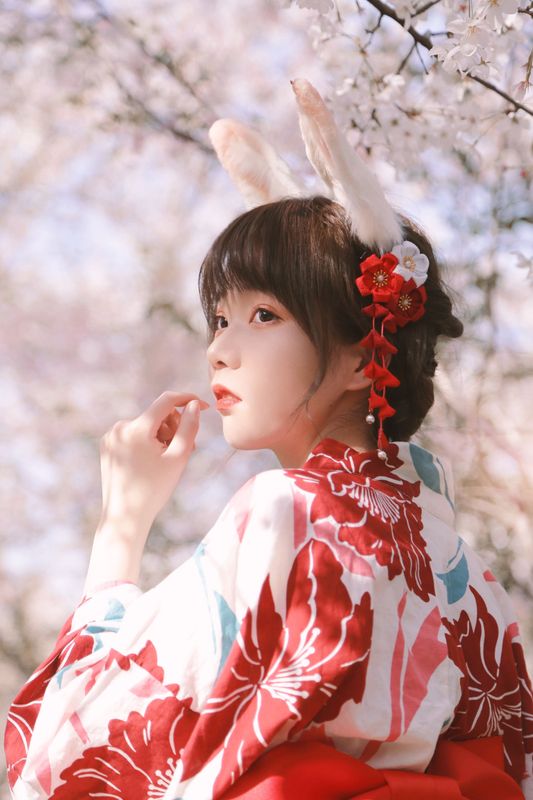 Fushii_海堂 – 樱花兔兔 [34P] - 机器猫次元
