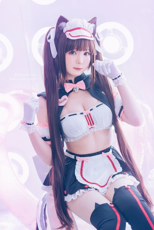 霜月shimo – 巧克力赛车服 [12P] - 机器猫次元