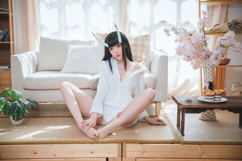 瓜希酱福利 – 能代衬衣 [23P] - 机器猫次元