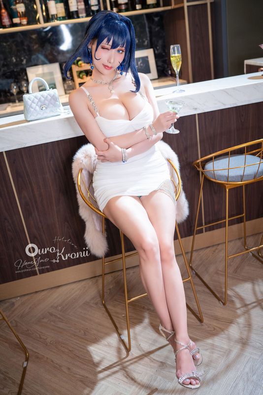 Hane Ame 雨波 – Hololive Kronii 時間 Gown [28P] - 机器猫次元
