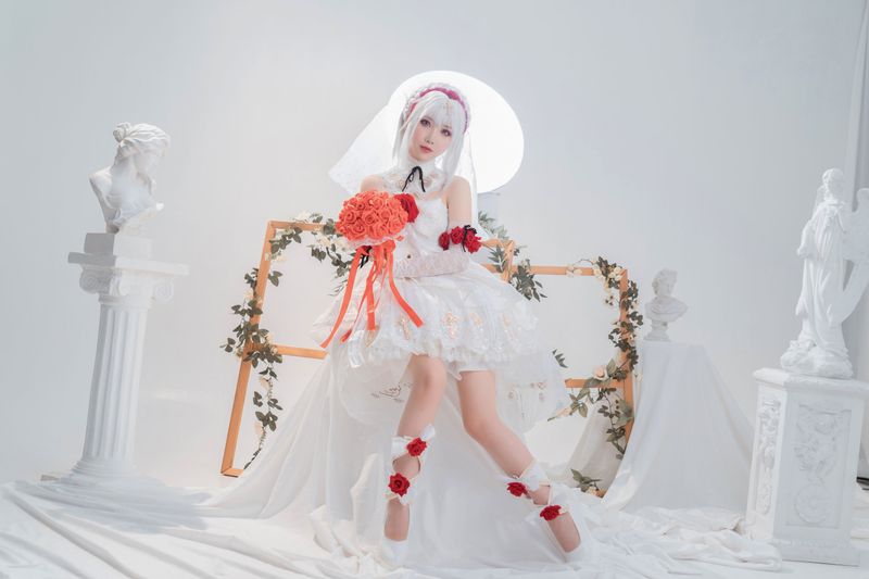 面饼仙儿 – 德丽莎婚纱 [13P] - 机器猫次元