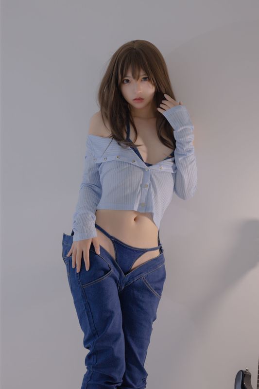 疯猫ss – 2022夏日限定 吉他妹妹 牛仔裤 [20P] - 机器猫次元
