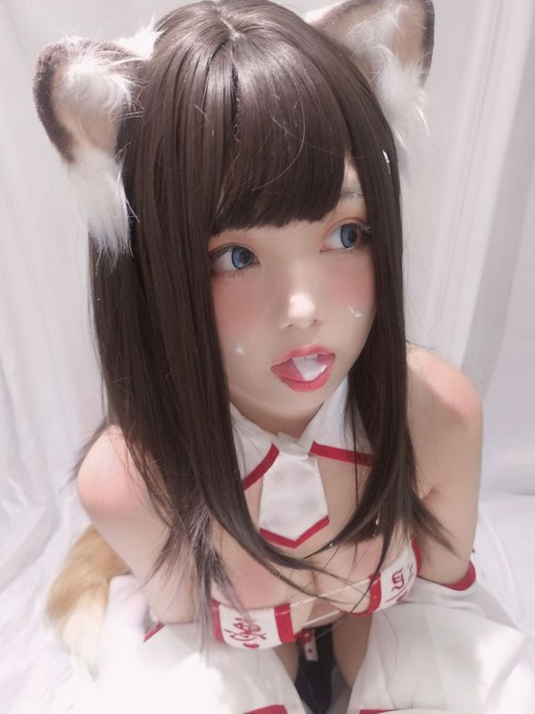 蜜汁猫裘 – 巫女小狐狸 [22P] - 机器猫次元