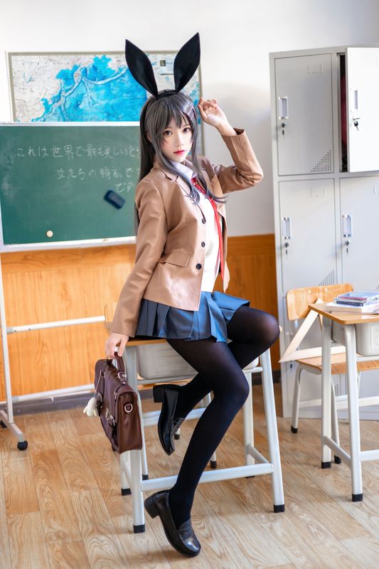 桜桃喵 – 麻衣JK [52P] - 机器猫次元