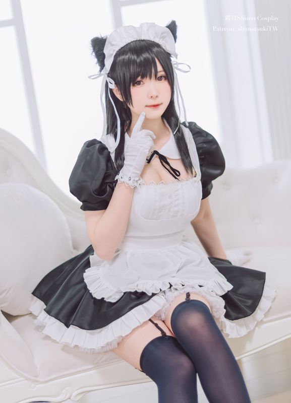 霜月shimo – 爱宕女仆 [16P] - 机器猫次元