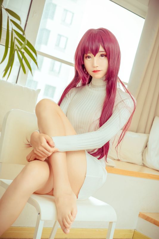 然理理 – 斯卡哈毛衣 [26P] - 机器猫次元