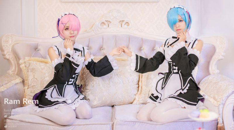 萌系小野妹子w Ram Rem（拉姆，雷姆） [24P] - 机器猫次元