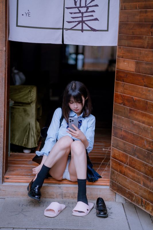 桜井宁宁 – JK之居家 [66P] - 机器猫次元