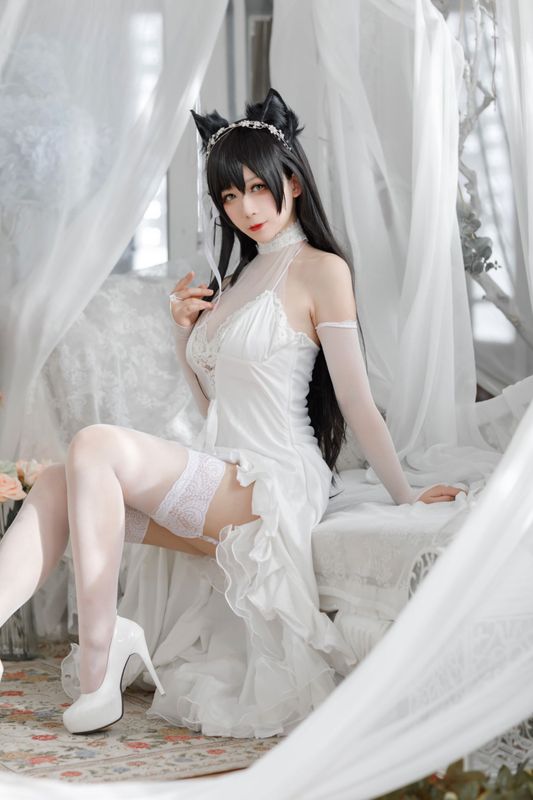 樱落酱w – 爱宕花嫁 [19P] - 机器猫次元