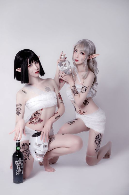 阮邑_Fairy – 绑带和武士 [41P]