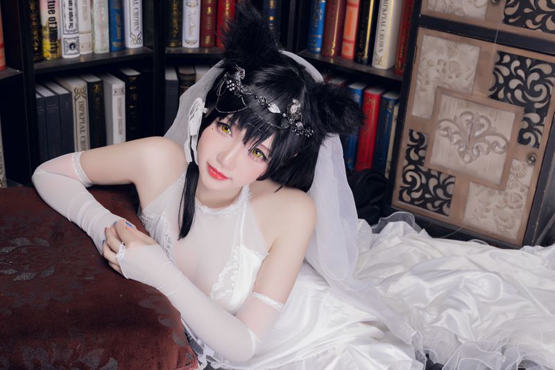 雪晴Astra – 爱宕花嫁 [18P] - 机器猫次元