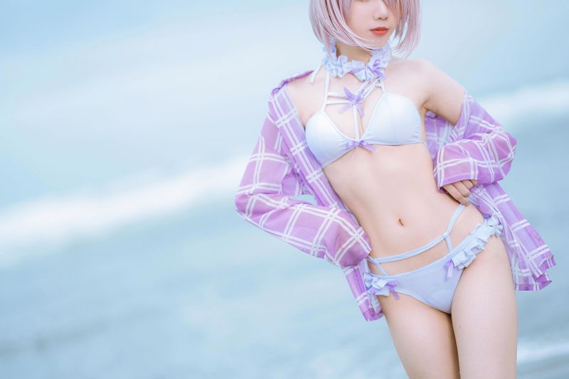 果咩酱w – 海边玛修 [35P] - 机器猫次元