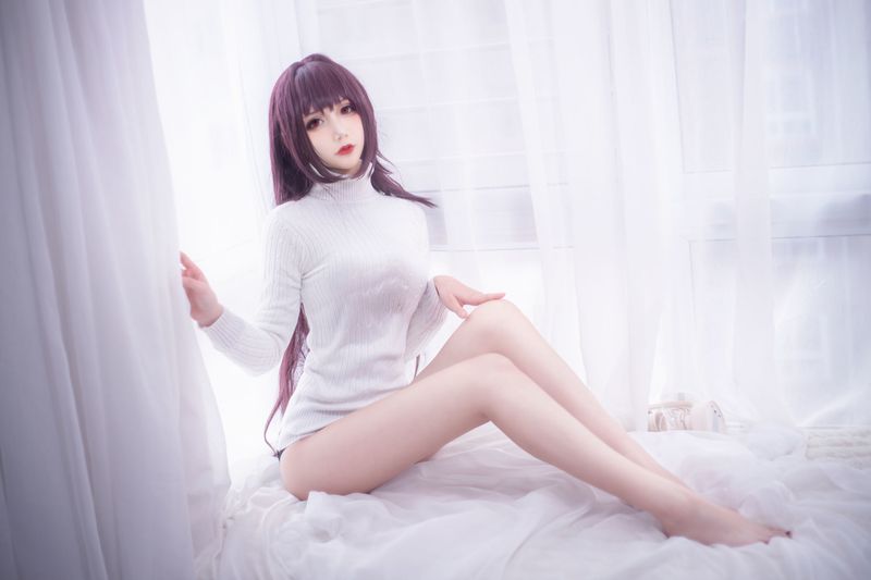 仙九Airi – 斯卡哈毛衣 [21P]