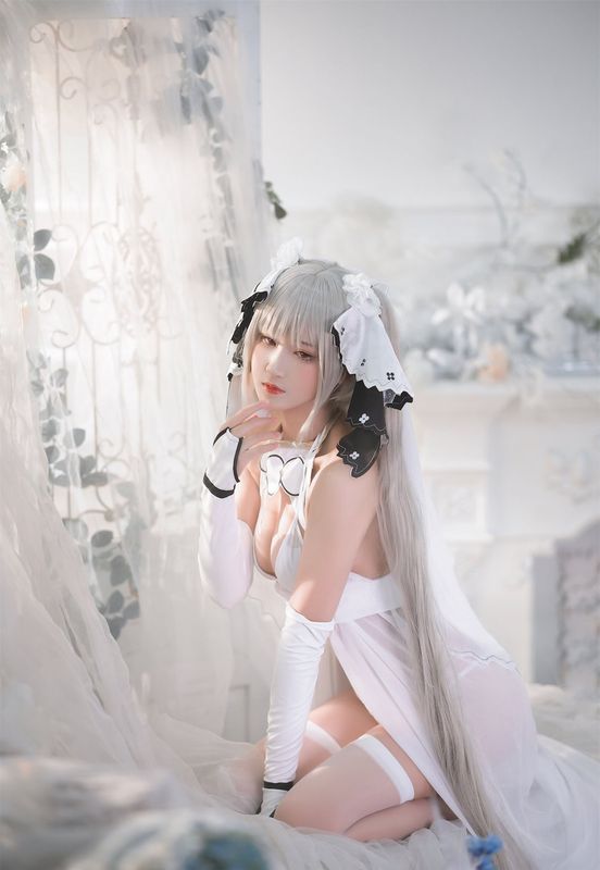 三度_69 – 可畏白纱 [55P] - 机器猫次元