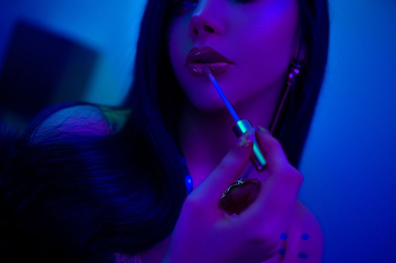 国外美女SayaTheFox – Cyberpunk Dress [15P]
