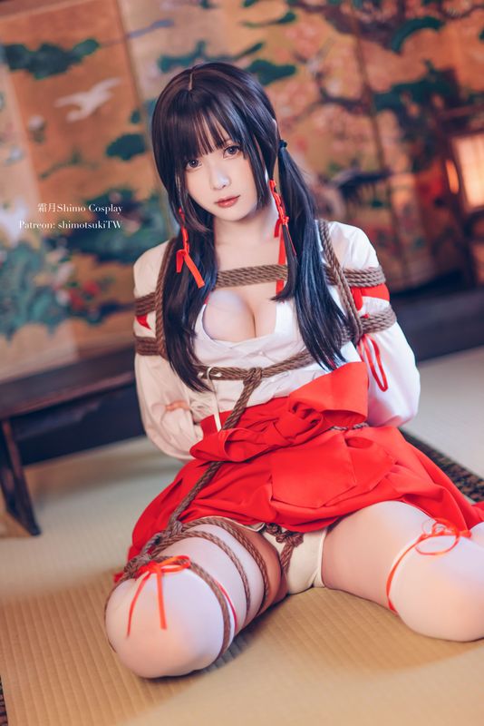 霜月shimo – 巫女捆绑 [24P] - 机器猫次元