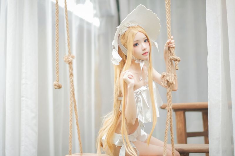 花柒Hana – 阿比泳装 [9P] - 机器猫次元