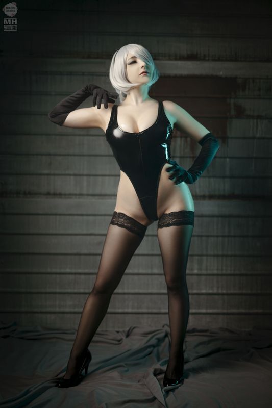 Mikomi Hokina – 2B Oily Leotard [33P] - 机器猫次元