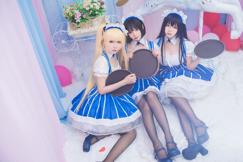 白金Saki – 女仆 [21P] - 机器猫次元