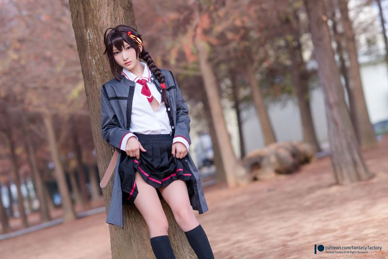 [Fantasy Factory] 小丁Cosplay – JK制服 水手小兔 外拍 [66P] - 机器猫次元