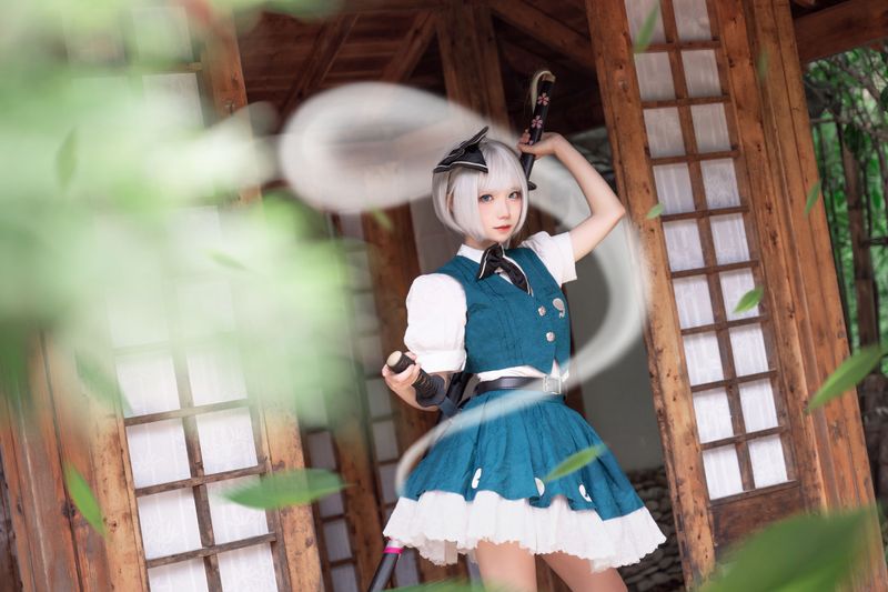 花柒Hana – 魂魄妖梦 [15P] - 机器猫次元