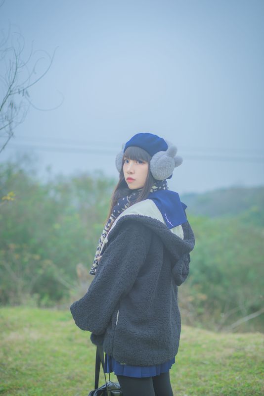 二佐Nisa – 初春外拍 [9P] - 机器猫次元