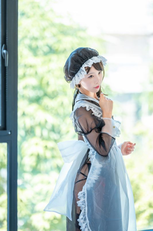 水淼aqua – 透明女仆 [13P] - 机器猫次元