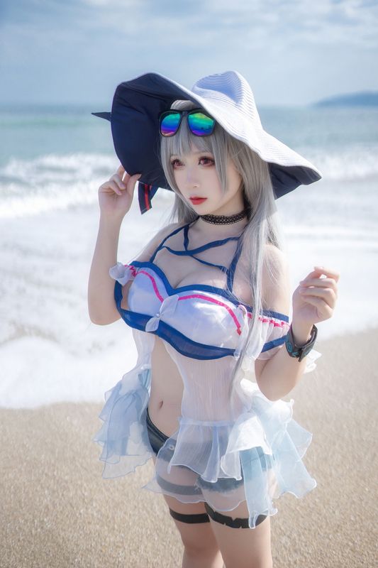 樱落酱w – 斯卡蒂泳装 [21P]