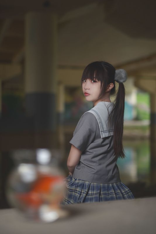 二佐Nisa – JK水手服 [19P] - 机器猫次元
