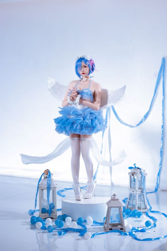 二佐Nisa – 蕾姆天使 [15P] - 机器猫次元