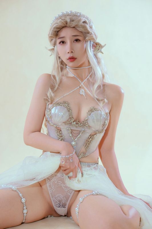 云溪溪 – 奶桃 珊迦娜·人鱼 [31P] - 机器猫次元