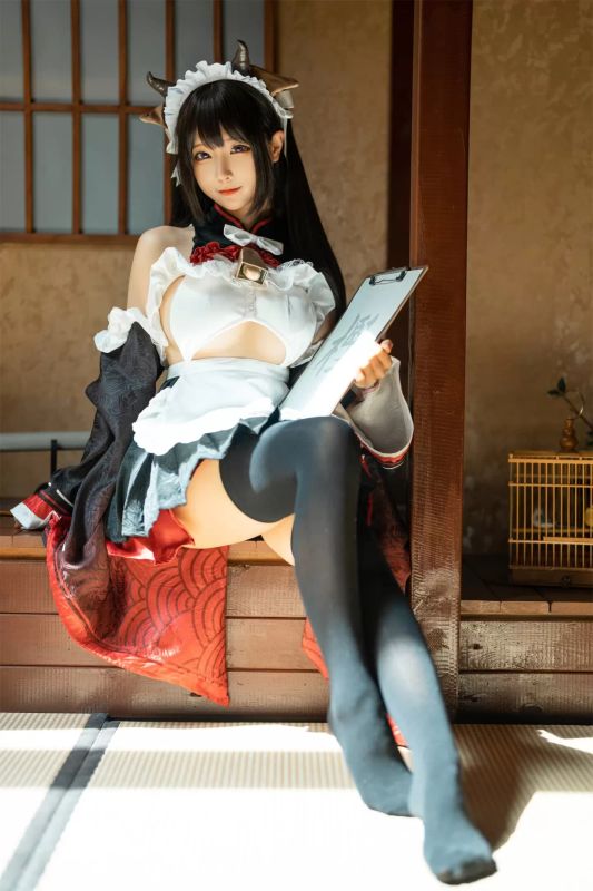 蠢沫沫 – 甘雨-猫猫-牛牛女仆 [52P] - 机器猫次元