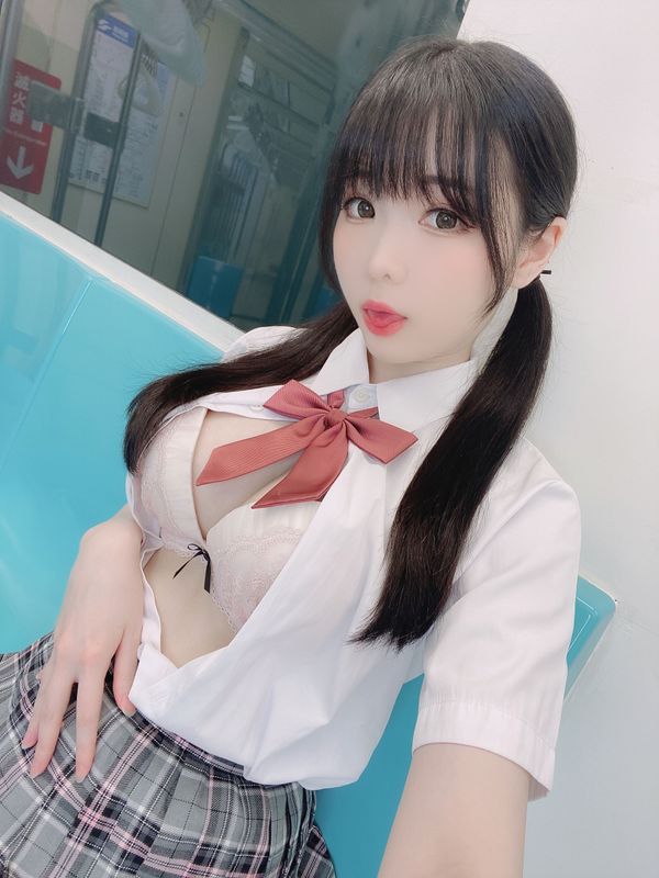 霜月shimo – JK格子裙 [22P] - 机器猫次元