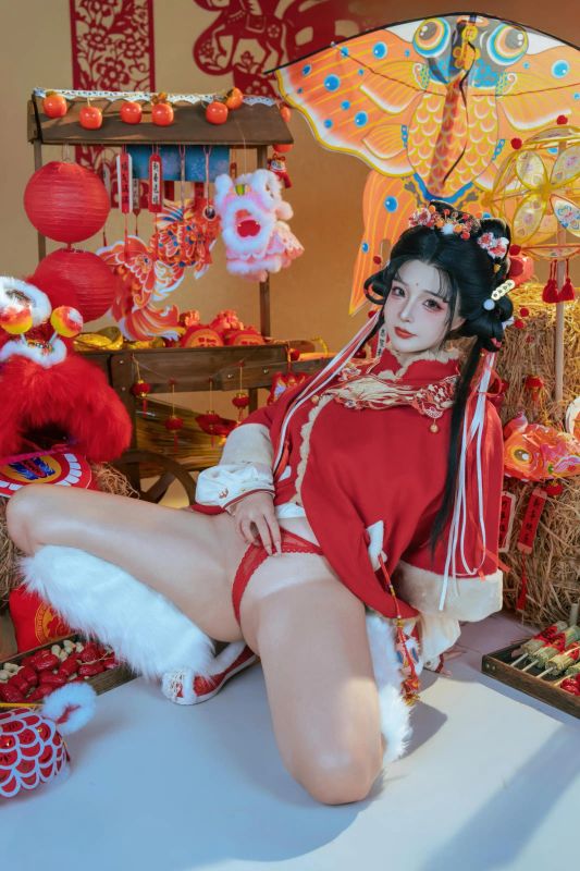 yuuhui玉汇 – 2026新春特辑 醒狮少女[127P]