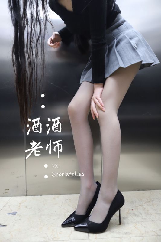 酒酒老师 – 老师的电梯灰丝秘事 [65P] - 机器猫次元