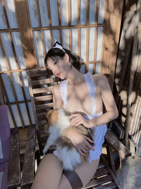 就是阿朱啊 – 女仆与猫 [40P] - 机器猫次元