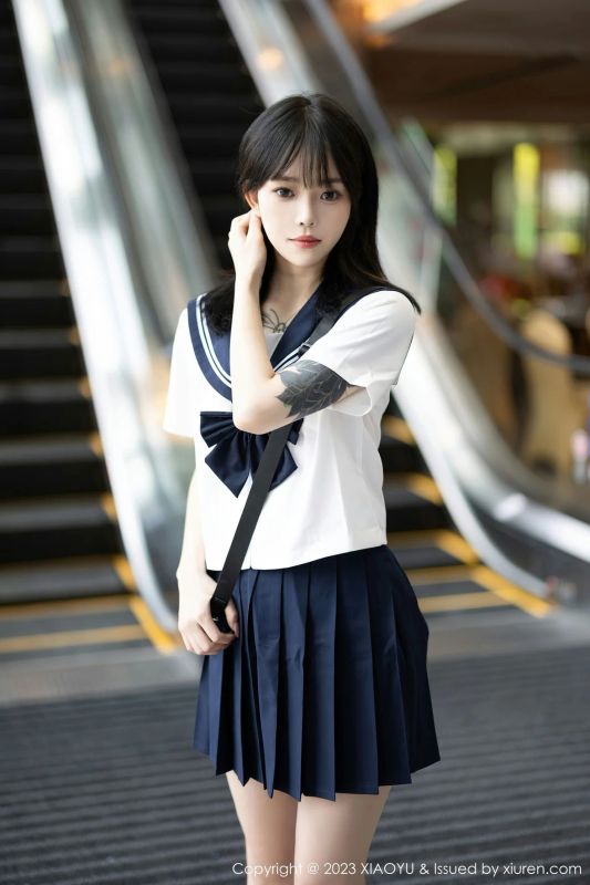 XIAOYU 语画 Vol.1087 奶瓶. 白色学妹服饰性感写真 [89P] - 机器猫次元