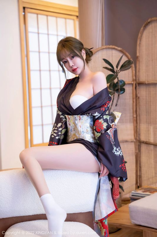 星颜社 VOL.154 王雨纯 和服美臀 - 机器猫次元