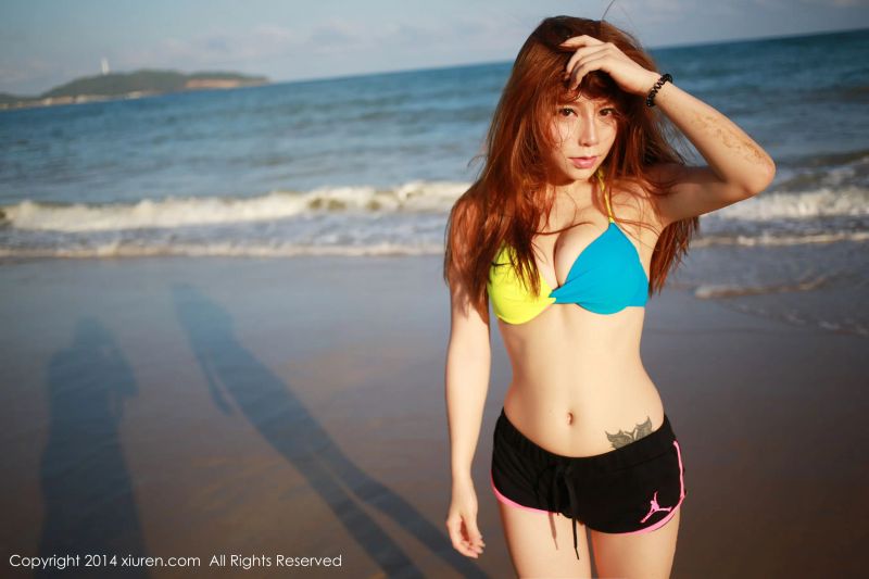 vetiver嘉宝贝儿《海边比基尼写真》 秀人网 No.157 - 机器猫次元