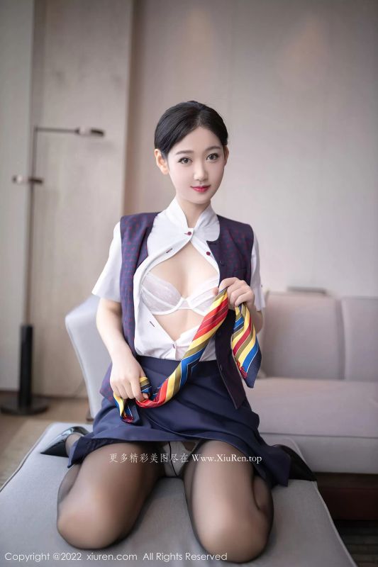 秀人网 No.5922 唐安琪 制服黑丝 - 机器猫次元