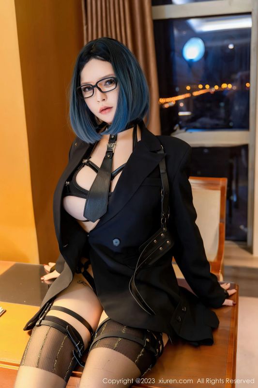 秀人网 No.6340 伊丽莎有点白 情趣服饰 - 机器猫次元