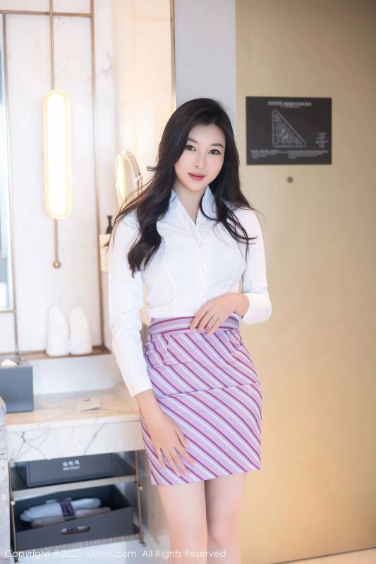 秀人网 No.6741 卡卡酱 空姐制服 - 机器猫次元